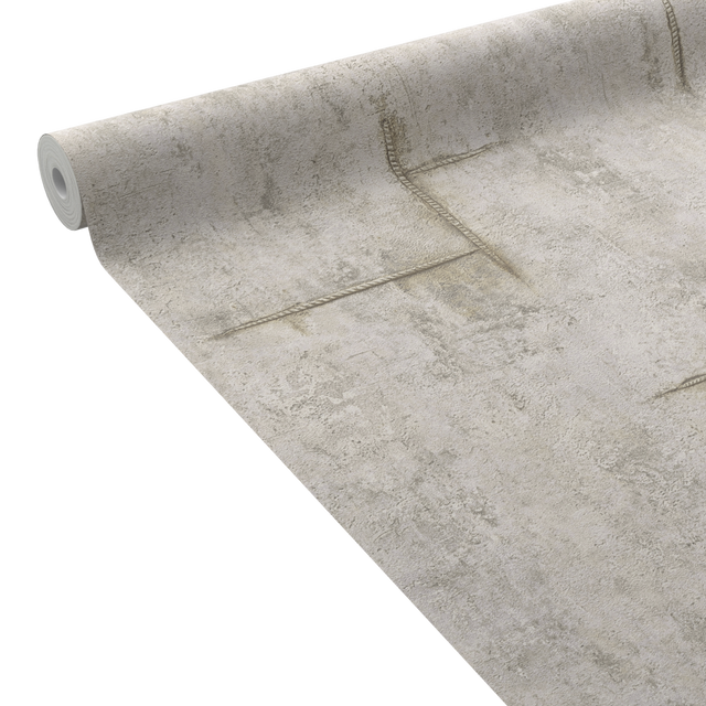 CosmoLiving Papier peint intissé GRAPHITE GROOVE gris chaud