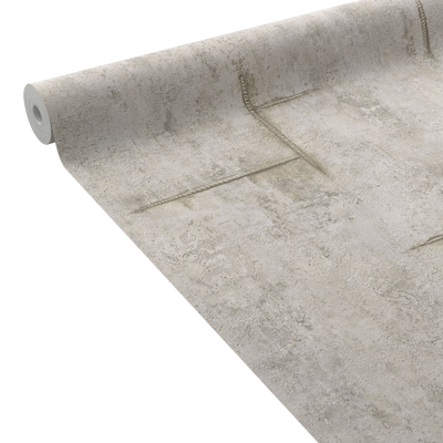 COSMOLIVING Papier peint intissé Graphite groove Gris chaud