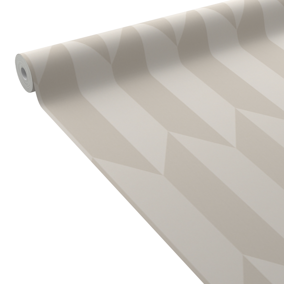 COSMOLIVING Papier peint intissé Graphic groove Blanc