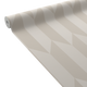 COSMOLIVING Papier peint intissé Graphic groove Blanc