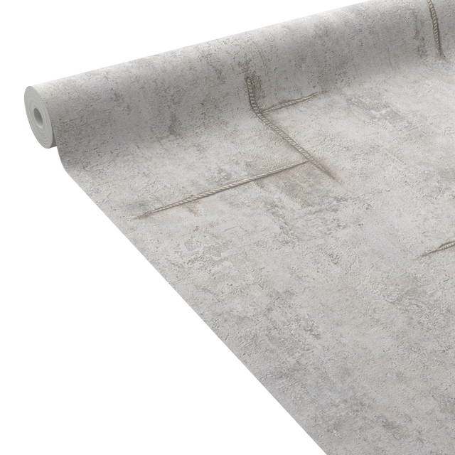 CosmoLiving Papier peint intissé GRAPHITE GROOVE Gris clair