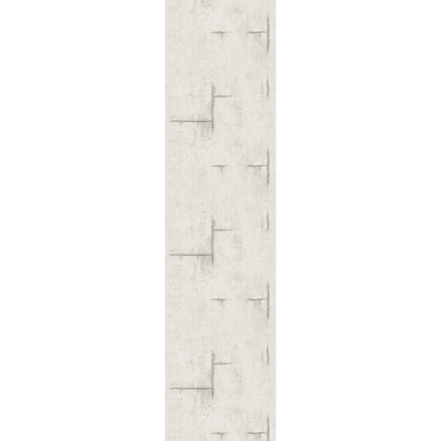 CosmoLiving Papier peint intissé GRAPHITE GROOVE blanc grisé