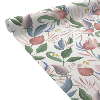 COSMOLIVING Papier peint intissé Still bloom Multicolore