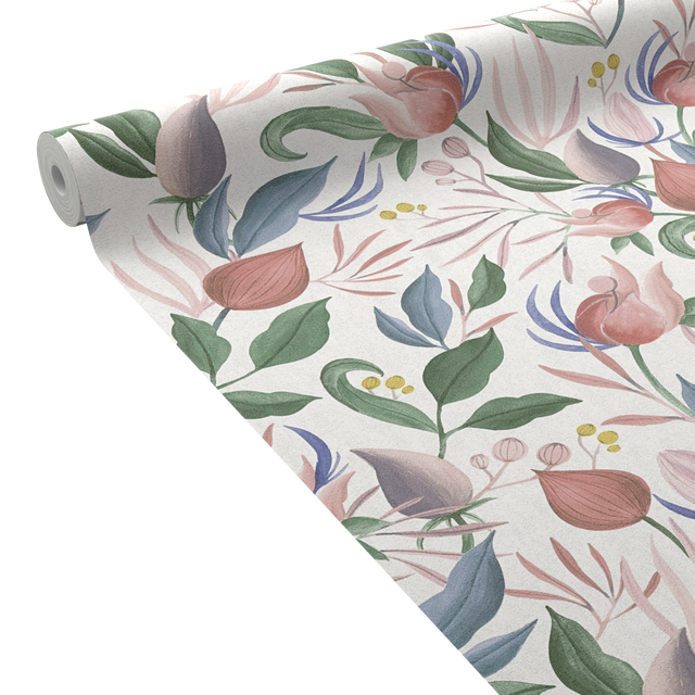 CosmoLiving Papier peint intissé STILL BLOOM multicolore