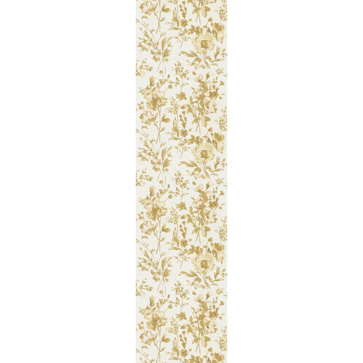 COSMOLIVING Papier peint intissé Petal poetry Blanc et doré Trame