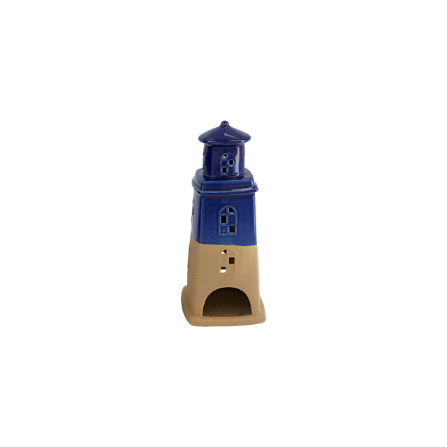 Photophore FARO coloris bleu & beige