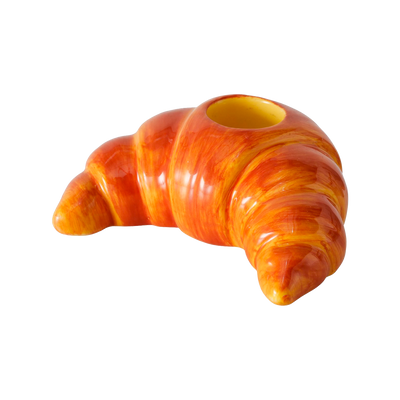 Bougeoir Croissant Marron
