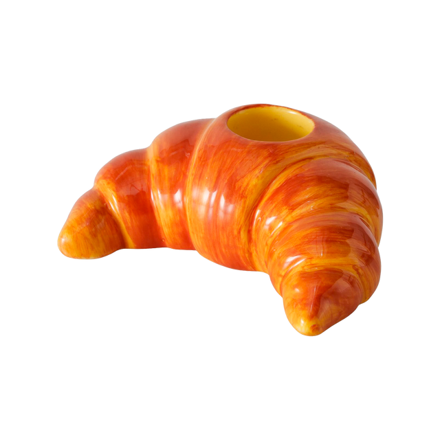 Bougeoir CROISSANT coloris marron