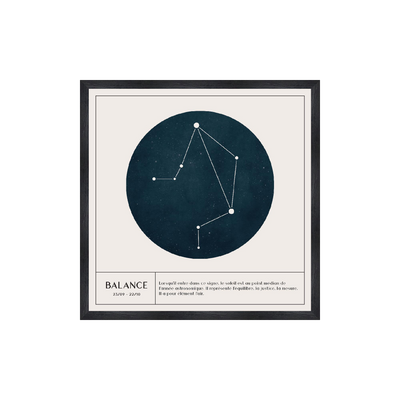 4MURS Tableau Astro balance Blanc