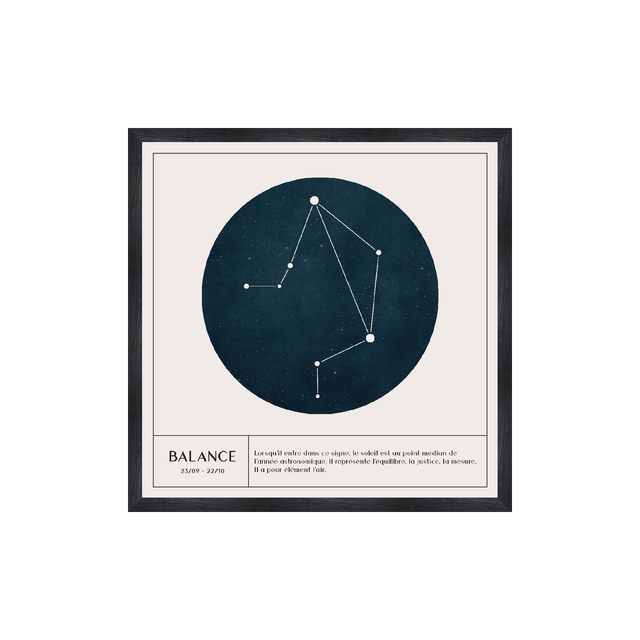 4MURS Tableau ASTRO BALANCE coloris blanc