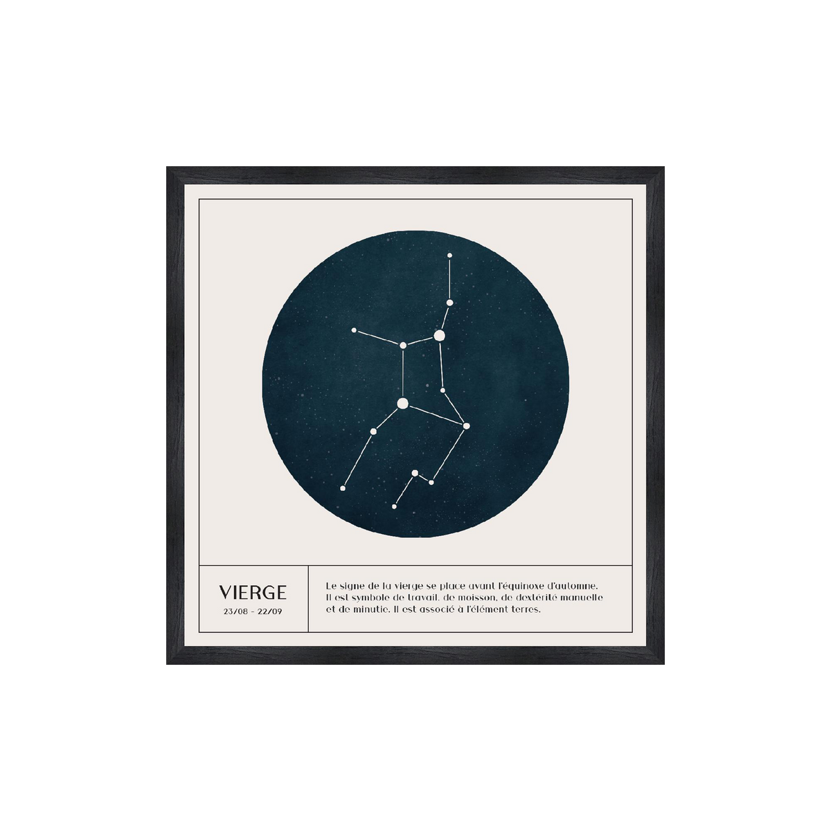 4MURS Tableau Astro vierge Blanc