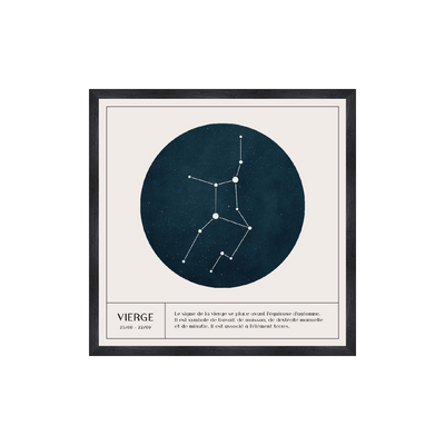 4MURS Tableau Astro vierge Blanc