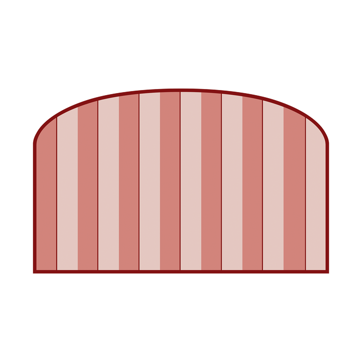 4MURS Papier peint intissé tête de lit Lina mattina Rose macaron Mat