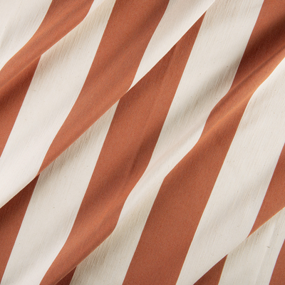 Rideau Sunset Terracotta et écru