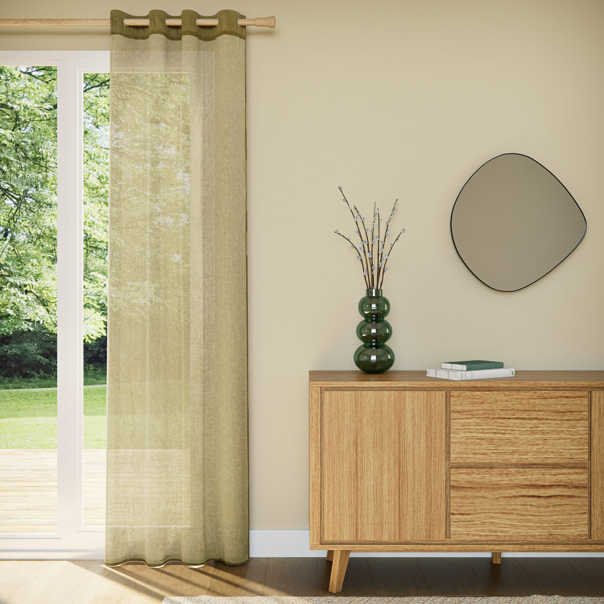 Voilage Zephyr Olive