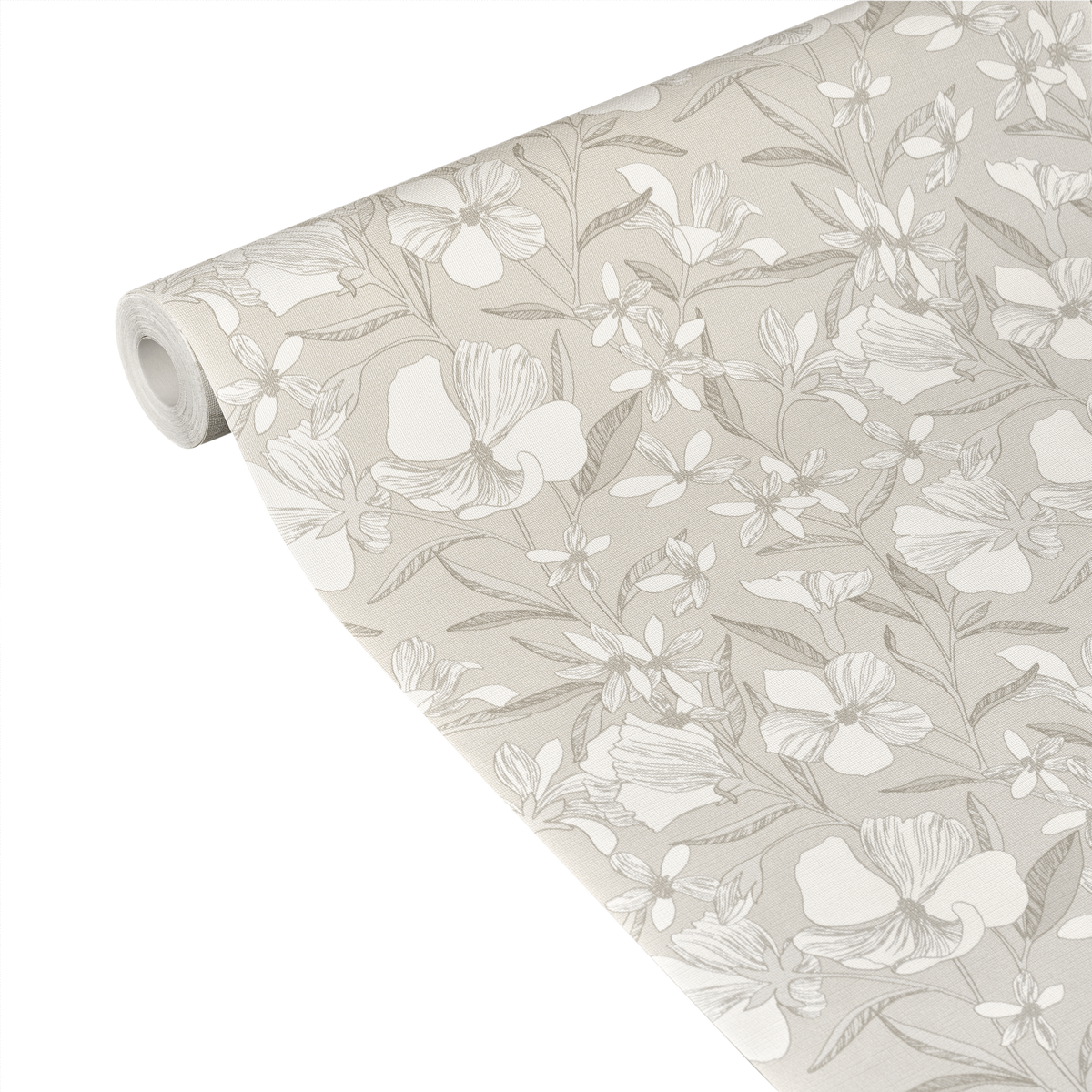 Papier peint intissé Sonia Beige naturel Mat