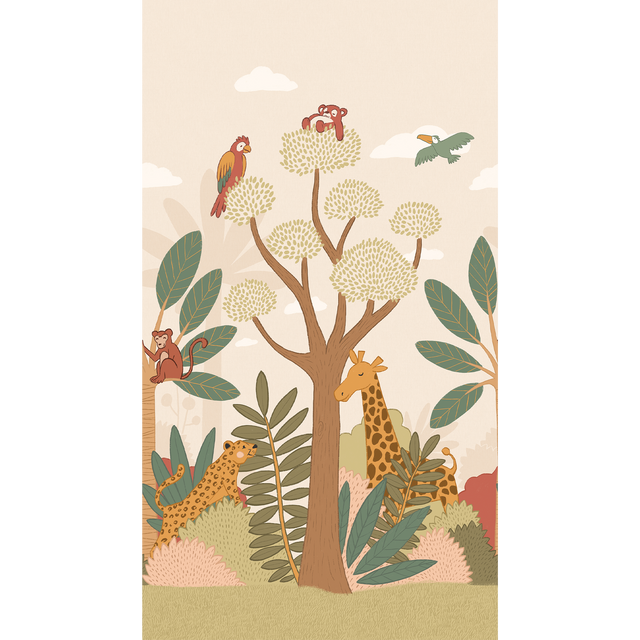 4MURS Papier peint panoramique L MAWULI 150 x 270 cm