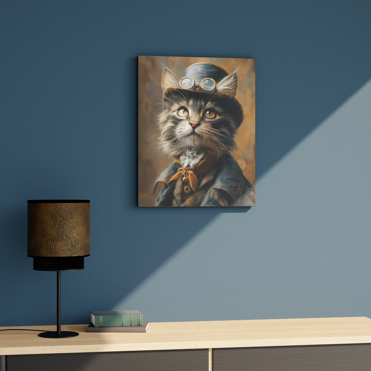 Toile imprimée Adele Anthracite et rose