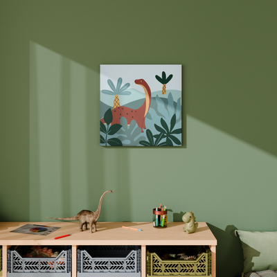 Toile imprimée Dinolo Multicolore