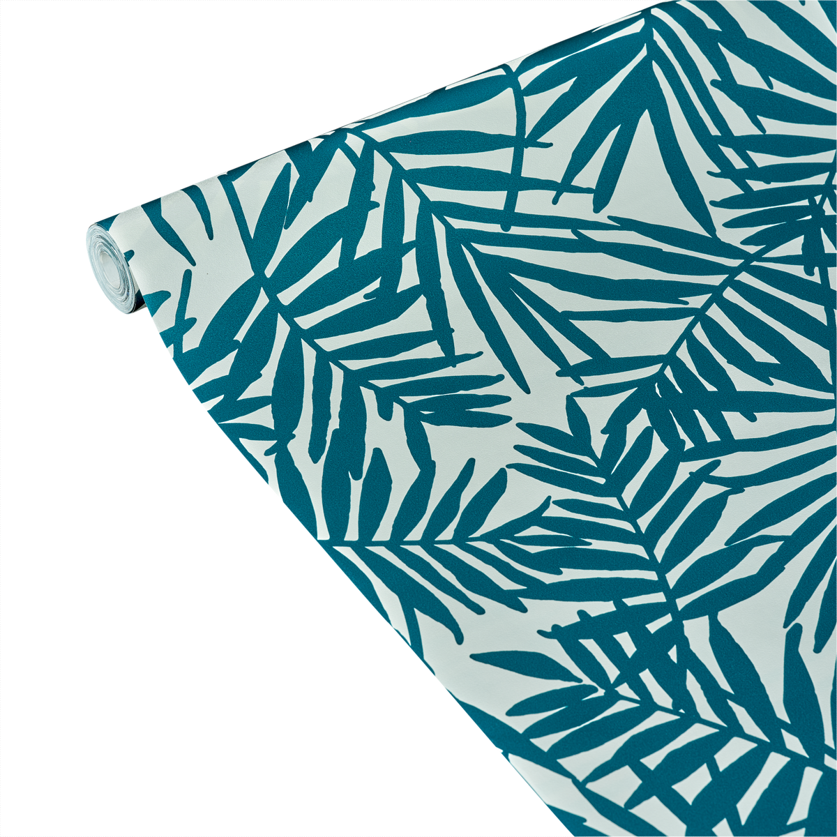 Papier peint intissé Imany Bleu paon