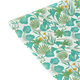 Papier peint intissé Capucine Turquoise et kaki