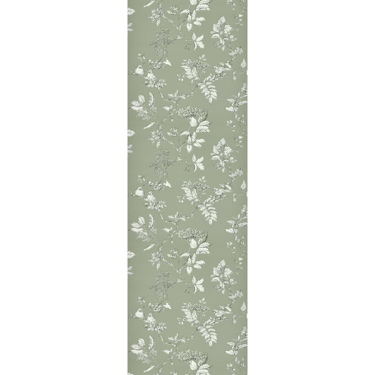 LAURA ASHLEY Papier peint intissé Elderwood Vert de gris