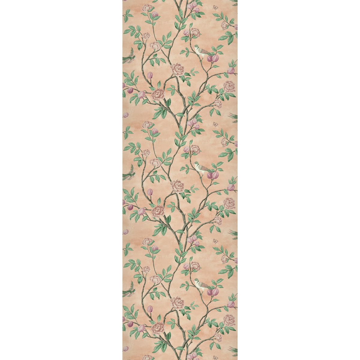 LAURA ASHLEY Papier peint intissé Eglantine Terracotta clair