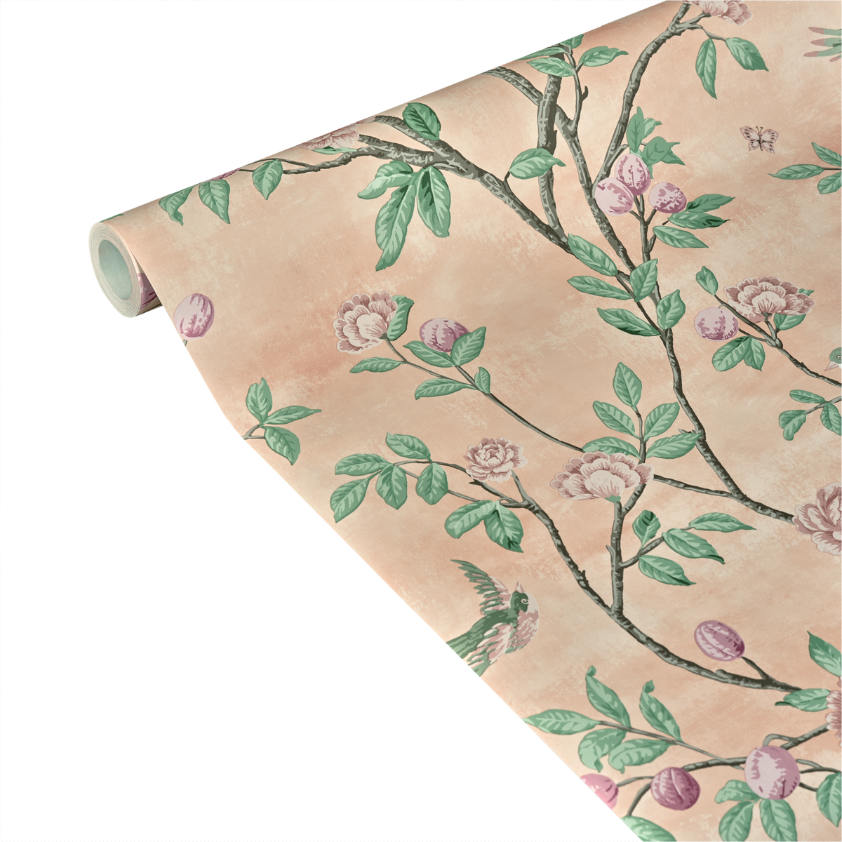 LAURA ASHLEY Papier peint intissé Eglantine Terracotta clair