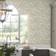 LAURA ASHLEY Papier peint intissé Magnolia grove Sable beige