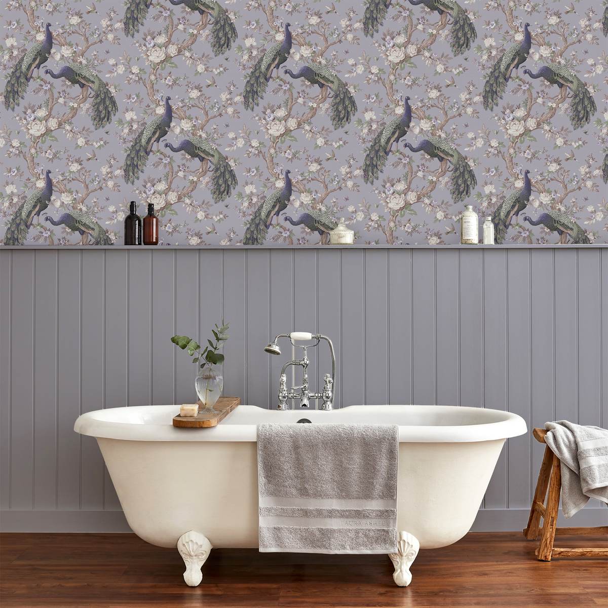 LAURA ASHLEY Papier peint intissé Belvedere Lavande