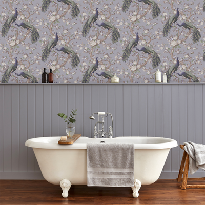 LAURA ASHLEY Papier peint intissé Kathleen Lavande