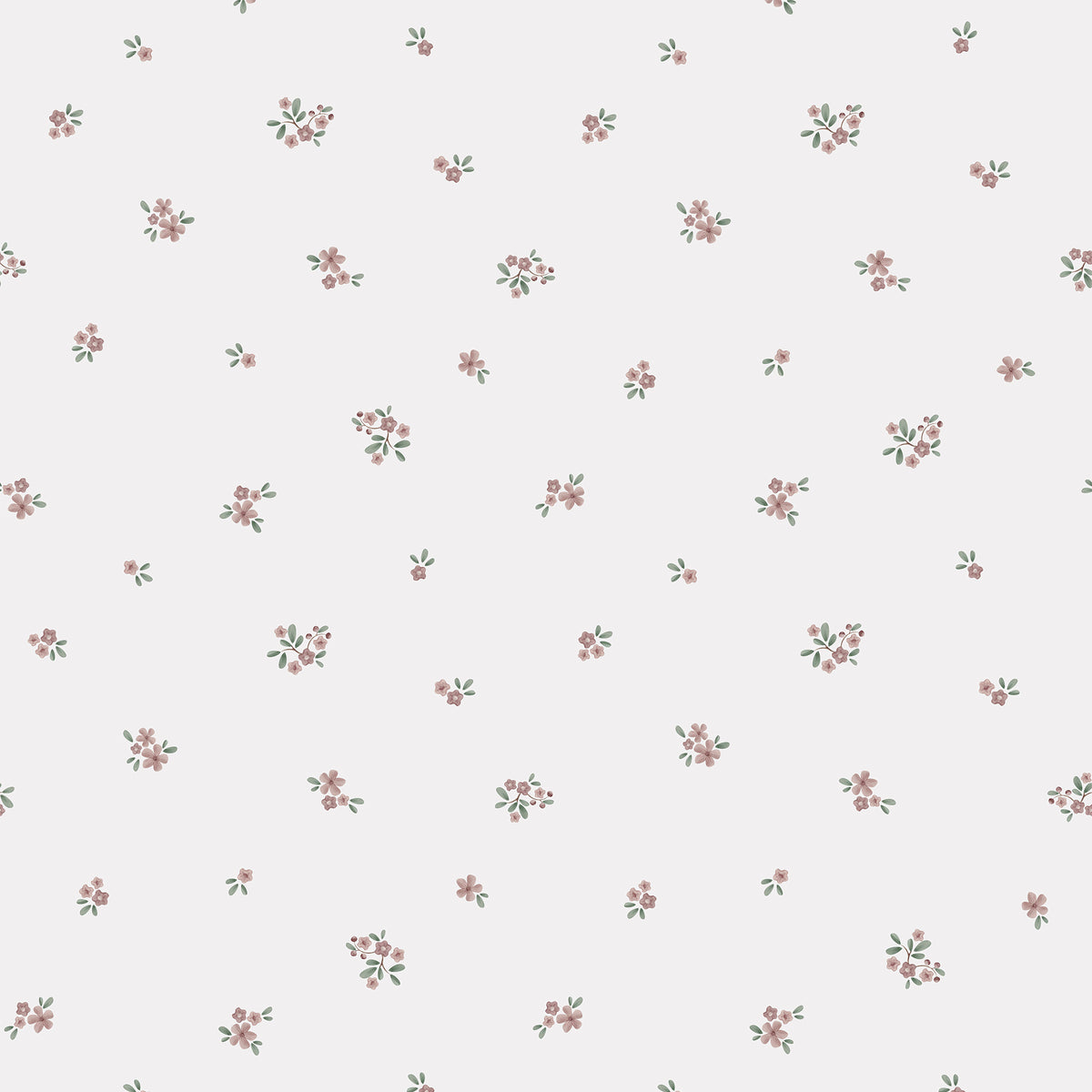 LITTLE DUTCH Papier peint intissé Fairy blossom Rose pétale