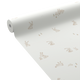 LITTLE DUTCH Papier peint intissé Baby bunny Châtaigne et blanc