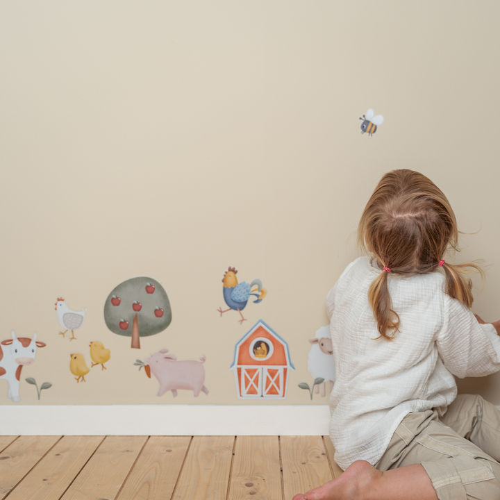 LITTLE DUTCH Sticker Little farm Multicolore