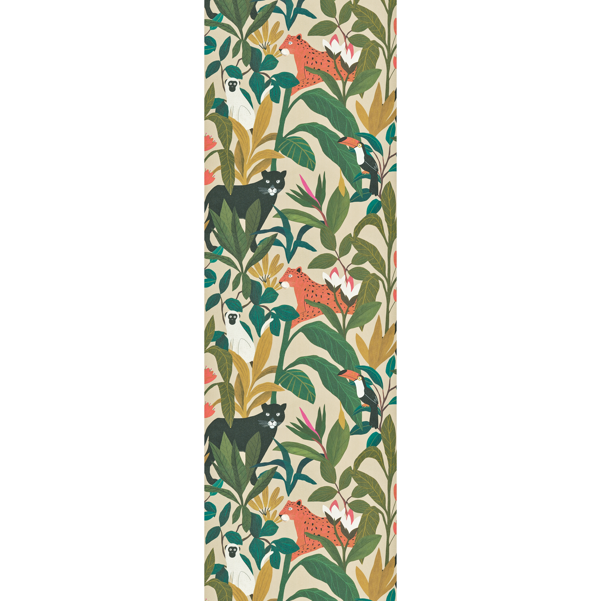 4MURS Papier peint intissé Marajo Multicolore