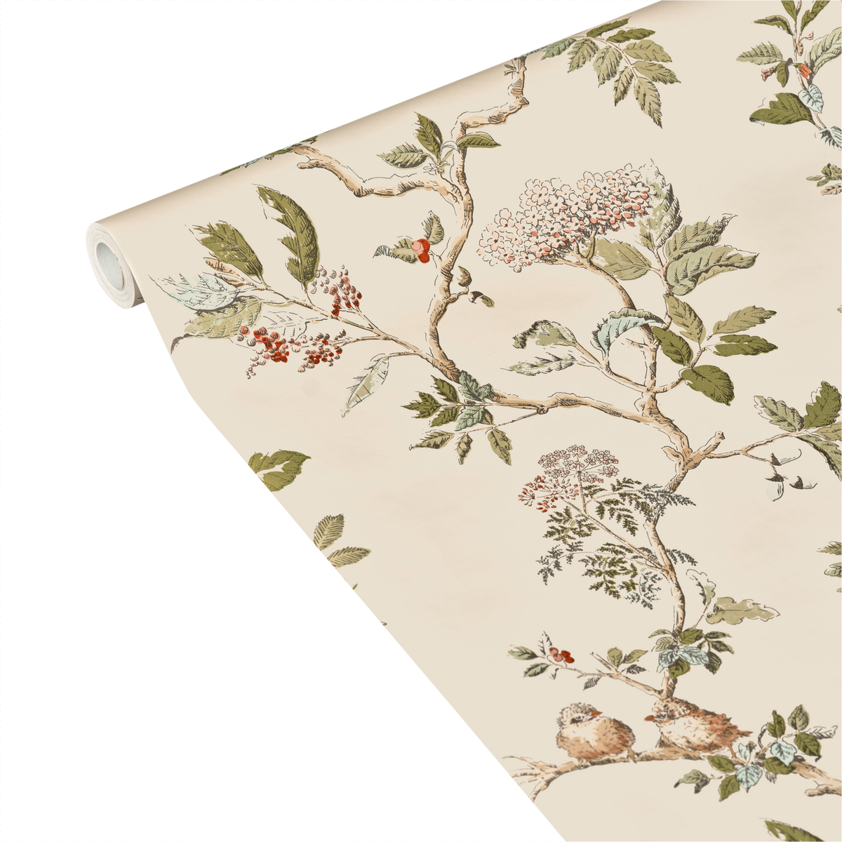 LAURA ASHLEY Papier peint intissé Elderwood Sable beige