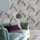 LAURA ASHLEY Papier peint intissé Belvedere Bleu givré