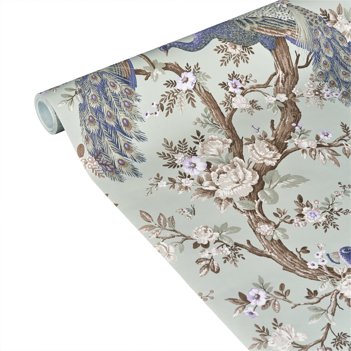 LAURA ASHLEY Papier peint intissé Belvedere Bleu givré