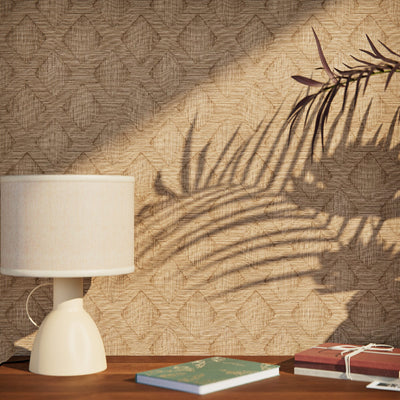 Papier peint intissé Ilyas Capuccino