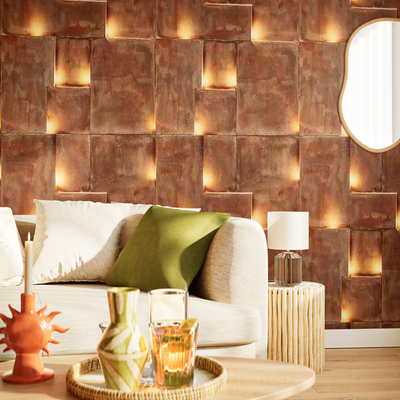 Papier peint panoramique L Ayour Terracotta