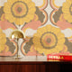 Papier peint intissé Elyana Orange et marron