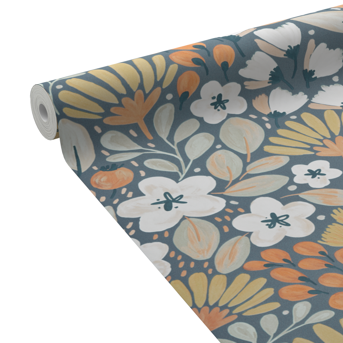 Papier peint intissé Safia Jaune paille