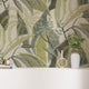 Papier peint intissé Floresta Camaieux de vert