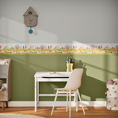 Frise adhésive Foresty Multicolore