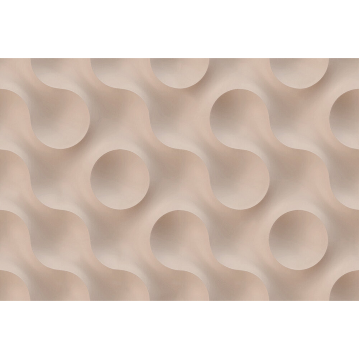 Papier peint panoramique XL Wella Blanc rosé Satiné