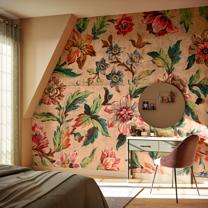 Papier peint panoramique XL Clarisse Multicolore Satiné