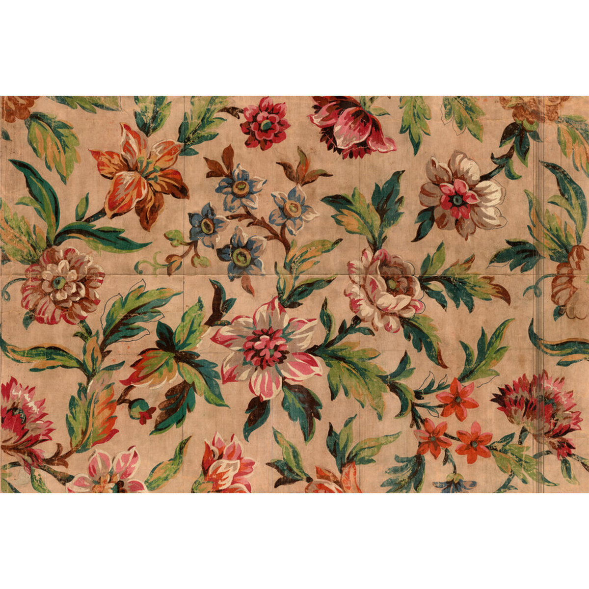 Papier peint panoramique XL Clarisse Multicolore Satiné