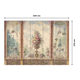 Papier peint panoramique XL Armandine Pastels doux Satiné