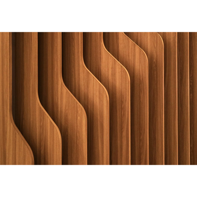 Papier peint panoramique XL Kalendum Chêne miel Satiné