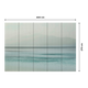 Papier peint panoramique XL Breeze Bleus légers Satiné